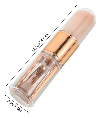 Set De Brochas De Maquillaje 5 En 1 Retráctil Para Viaje