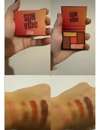 Avon Color Trend Paleta De Sombras Marrones Nude Sun Vibe
