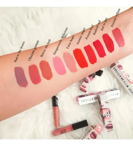 Labial Líquido Rude Notorious Acabado Mate Color Poison Fruit