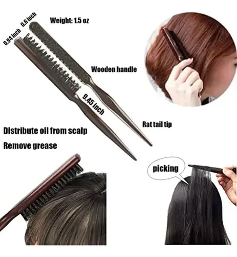 Juego De Cepillo Y Peine Para El Cabello De 3 Piezas, De