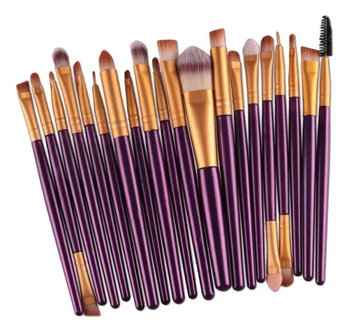 20 Unidades Pinceles De Maquillaje De Cosméticos Brocha De