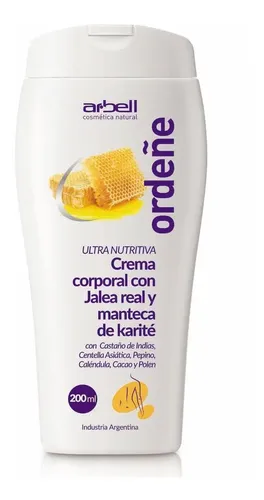 Crema Corporal Ultra Nutritiva Jalea Real Manteca De Karité