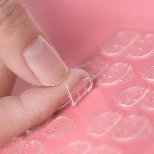 Sticker Adhesivo X5 Pegamento Para Tips Uñas Postizas Cinta