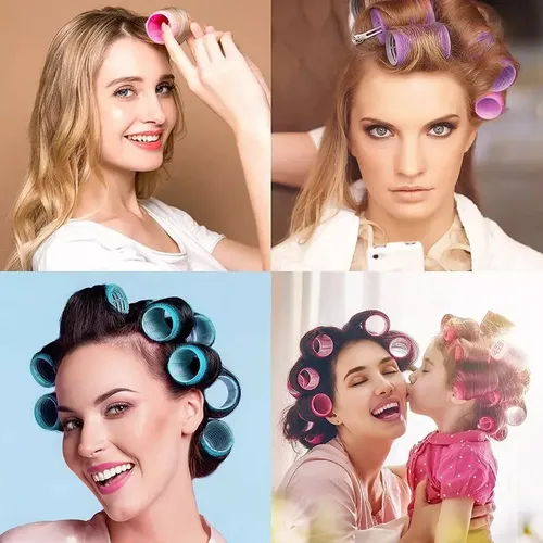 Más Vendido 48 Unidades Hair Rulo Tubos Plástica Más Vendido