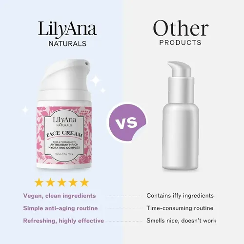 Crema Facial Humectante Lilyana Naturals
