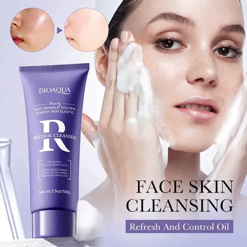 Limpiador Antiarrugas Con Retinol Ymz Para Una Piel Suave