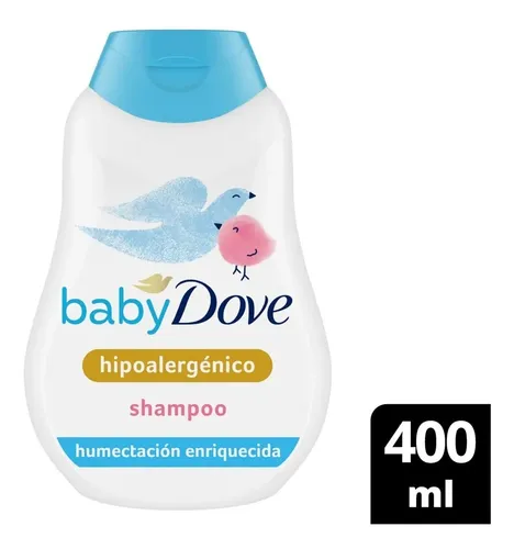 Baby Dove Humectación enriquecida shampoo en botella de 400 ml 1 unidad