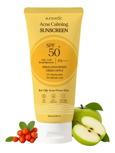 Protector Solar Facial Para Piel Grasa Auravedic Spf 50
