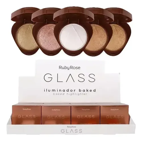 Iluminador Baked Ruby Rose Glow Para Rostro Y Cuerpo