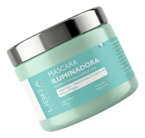 Libra Mascara Facial Iluminadora Y Revitalizante 500g Todo Tipo De Piel