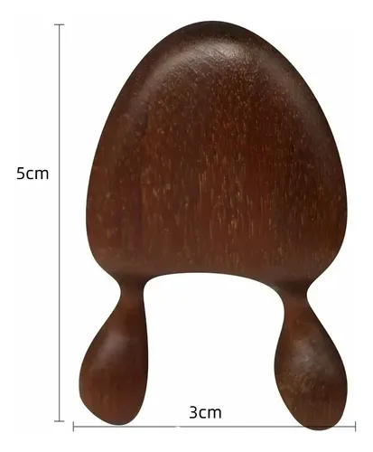 Masajeador Nasal Con Forma De Caracol De Madera De Sándalo,