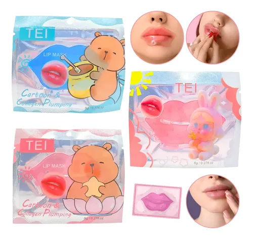 Parches Para Labios Mascarilla X1 Capibara Restaurador Tei