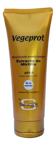 Mascara Acond. Single Vegeprot Mirtillo Cabello Castigado