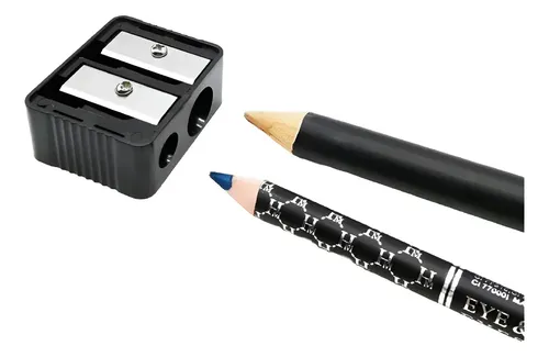 Sacapuntas Lisfar Para Delineador De Labios Y Ojos Color Blanco/negro