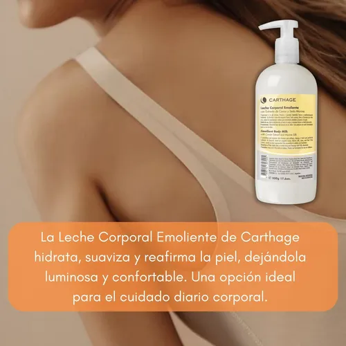 Crema Corporal Hidratante Antiage Leche Carthage Caviar 500