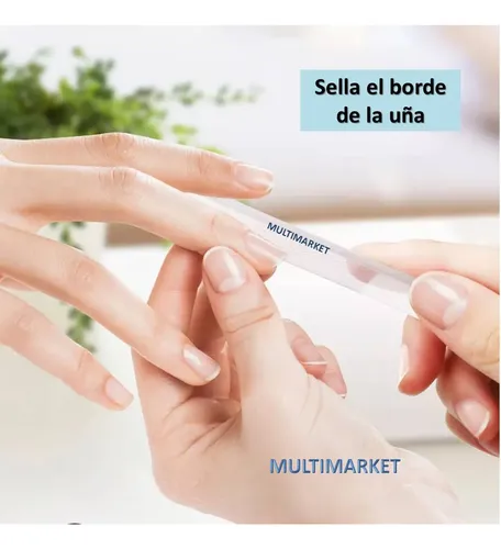 Lima De Vidrio Para Uñas, Con Estuche. Nano Tecnología.glass