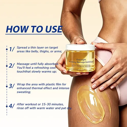 Gel Dorado Para Masaje Reafirmante Nocturno 120 G Neutra