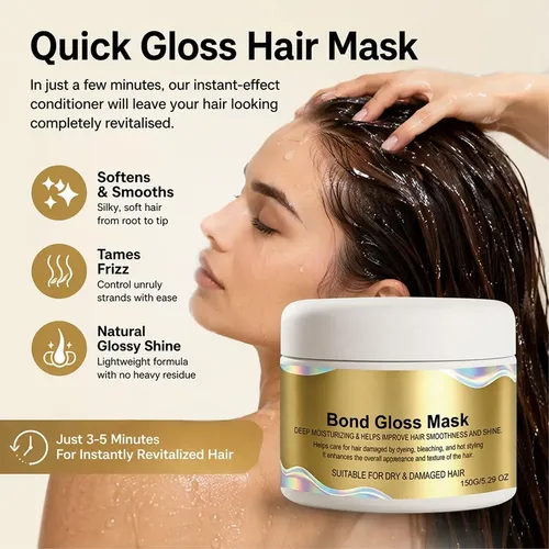 Mascarilla Capilar Con Queratina Hidrolizada, Anti-frizz