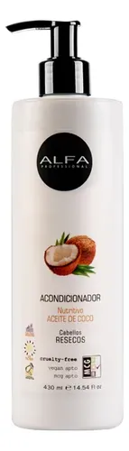 Acondicionador Nutritivo Aceite De Coco Alfa Free
