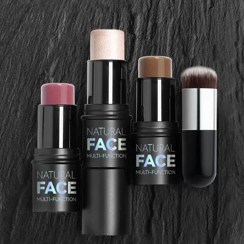 Set Iluminador En Barra Newbang Cream Blush Contour