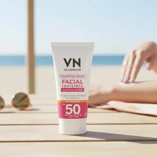 Vn Protector Solar Facial Efecto Mate Fps 50 50 Ml