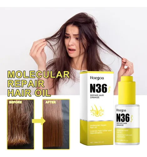 Aceite Capilar Hoegoa Para Cabello Seco Y Encrespado