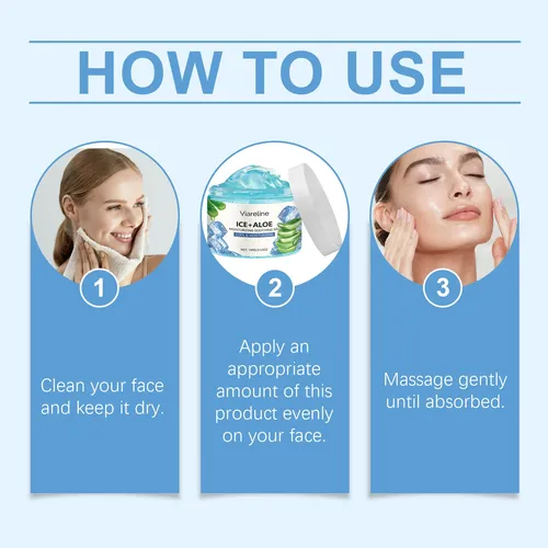 Gel Hidratante Facial Nutritivo Con Aloe Vera Viareline