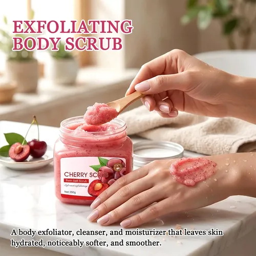 Exfoliante Corporal Xmxuemei Cherry Hidratante 350g