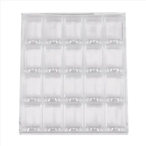 Organizador De Maquillaje Acrílico Con 20 Cinchas, 2 Unidade