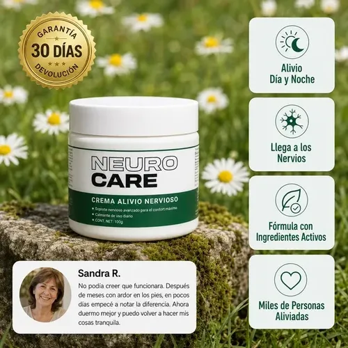 Neurocare Crema Alivio Nervioso Ardor Pies Piernas X2
