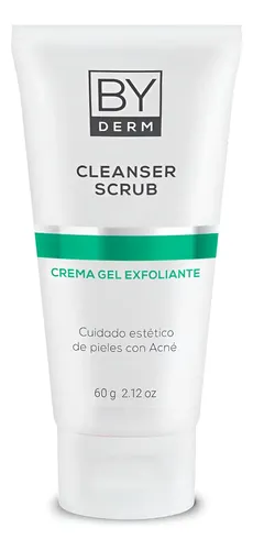 Byderm Cleanser Scrub Crema Gel Exfoliante Facial Piel Mixta