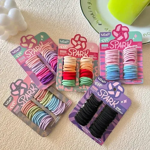 Anillos Para El Pelo Pom Kr Para Niños, Diseño Geométrico En