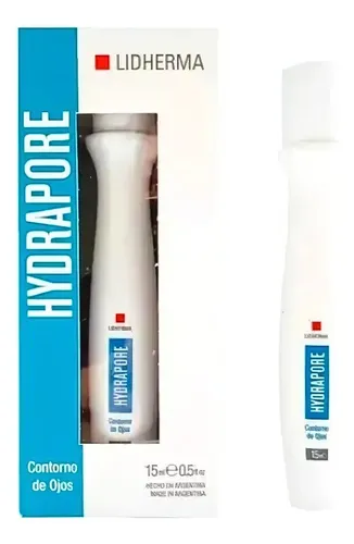 Gel Contorno de Ojos Lidherma Hydrapore Ácido Hialurónico Roll On 15mL