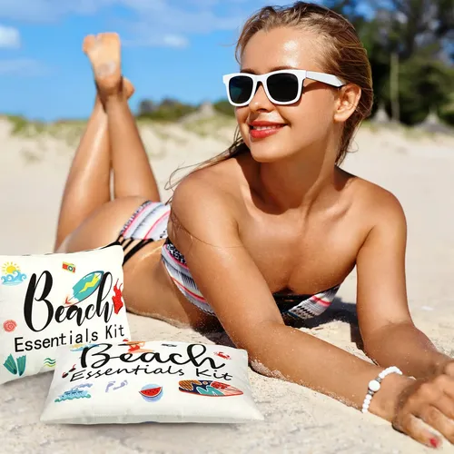 Bolsa De Maquillaje Chunful Summer Themes, Lona, 25 X 19 Cm,