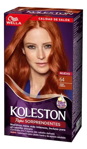 Tintura Koleston Kit Wella Permanente 64 caoba cobrizo