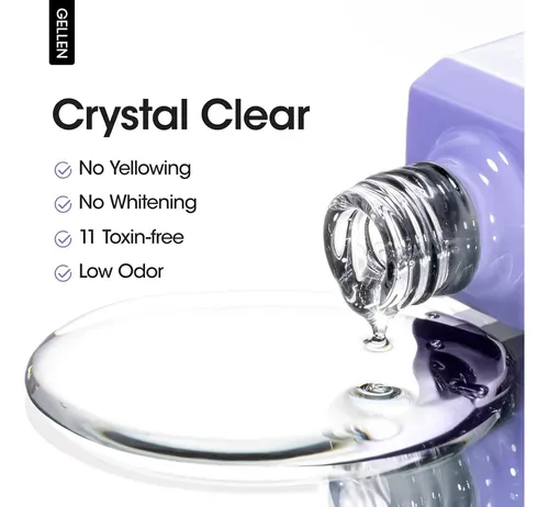 Gellen Capa Superior Gel Crystal Top Coat 28+ Días