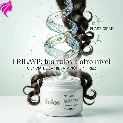 Mascara Rulos Frilayp X240ml Hidratacion Y Elasticidad