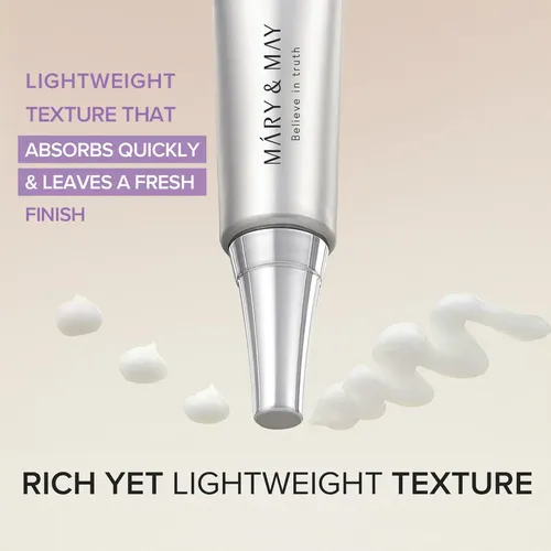 Crema Para Ojos Mary&may Glutatión Con Vitamina C 30 Ml + Mi
