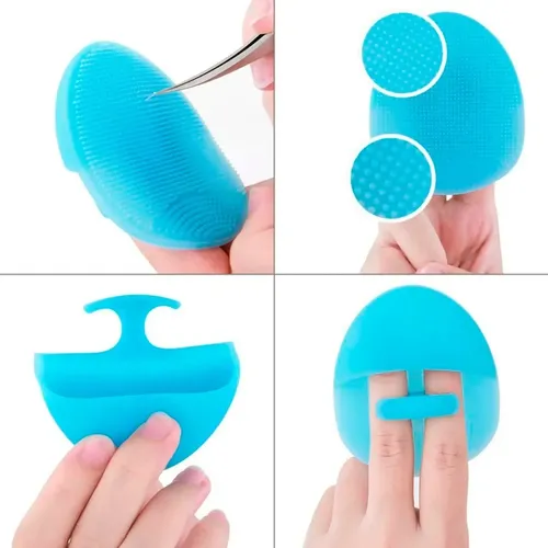 Esponja Facial Exfoliante De Silicona X2