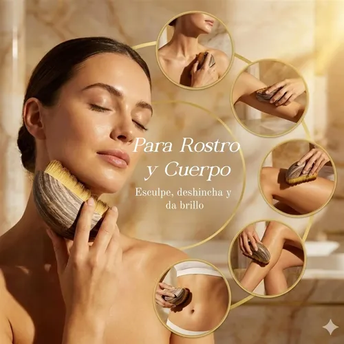 Z7t| 2pcs Cepillo Facial De Contorno Linfático, Lymphatic