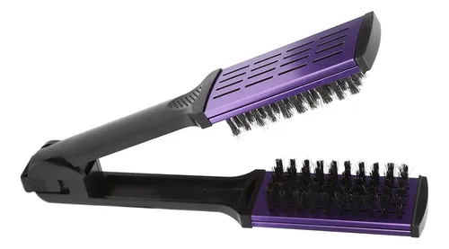 Cepillo Plano Con Pinza Para Alisar El Cabello, De Para