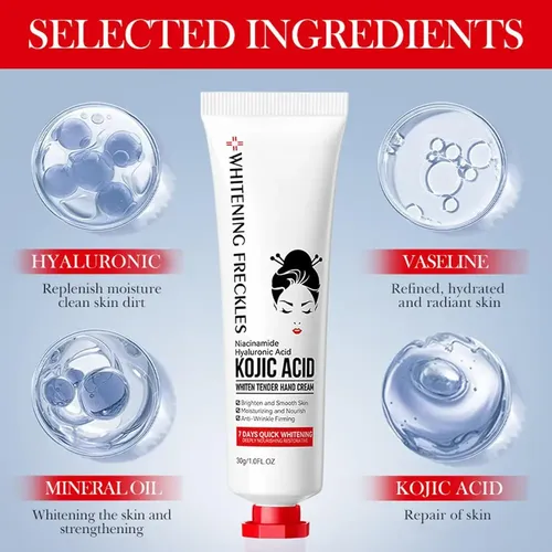 Crema De Manos Con Ácido Kójico, Niacinamida, Hialurónico, B