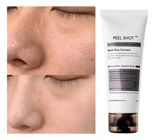 Limpiador Facial Dr. Melaxin Black Rice 100ml Todo Tipo De Piel Día/noche