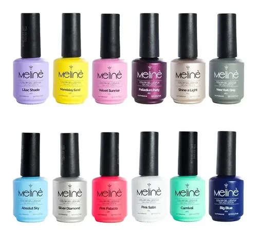 Esmalte Meliné Gel Color Manicuria Semipermanente X1