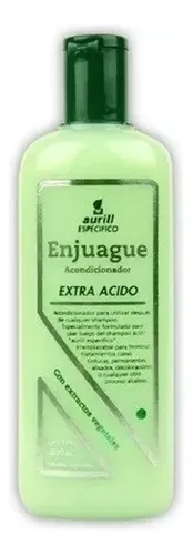 Aurill Enjuague Extra Acido 375ml Con Extractos Vegetales