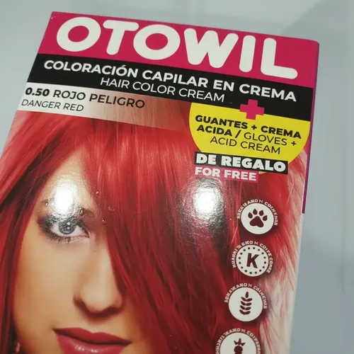 Otowil Tintura Kit 0.50 Rojo Peligro, X 2 Unidades, Muy Rojo