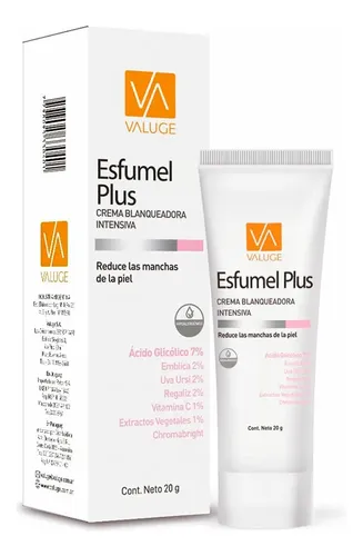 Crema Esfumel Plus Blanqueadora Reforzada Antimanchas 15 Gr