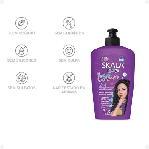 Crema De Peinar 2-1 MAIS CACHINHOS Kids Skala 250 Gr