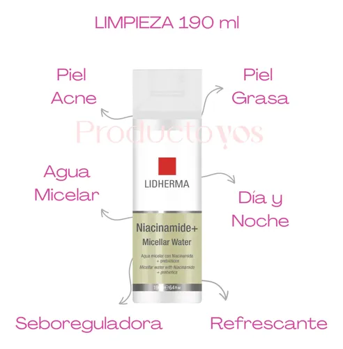Skincare Rutina Piel Grasa Hidrata Seboregulador Lidherma