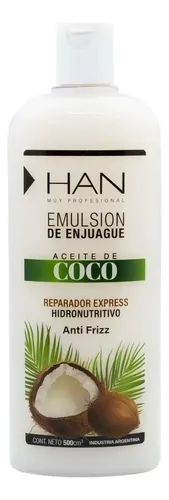 Han Coco Acondicionador Emulsión Reparador Anti Frizz 500ml